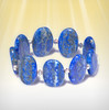 The Family Protection Bracelet. Sacred oval cut lapis helps protect you and your family from negative spiritual energies.