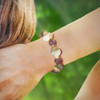 Phantom Agate And Auralite Bracelet