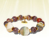 The "Great Awakening" Energy Bracelet -  Includes guaranteed authentic spiritual awakening power stones -  rare auralite, phantom agate , laguna lace agate and hematite.