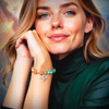 The Phoenix Rising Bracelet. Rise. Renew. Reignite Your Spirit. Overcome Obstacles  And Barriers With Sunstone. 