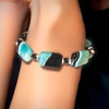 Blue Glacier "Force Of Nature" Bracelet.  High mountain empowerment stones. 