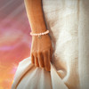 Celtic Knot Eternal Love Bracelet With Rose Quartz.  Attracts and binds love to you.