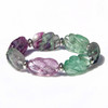 Item 47 Live Shpw  - Focused And Beautiful Carved Fluorite Bracelet