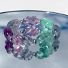 Item 47 Live Shpw  - Focused And Beautiful Carved Fluorite Bracelet