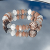 Moonlight Magic Bracelet. Limited Edition.  Moonstone, pave bead and crackle quartz to amplify powers of the divine femine 