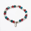Show Item J36 - Red, White And Blue Celebration Bracelet.  Size Small. 