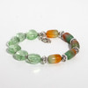  Item JL47 - Joy And Focus Bracelet. Fluorite And Rainbow Agate.