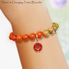 The “Thrive In Changing Times”  Sacred Red Hibiscus Bracelet. 