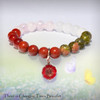 The “Thrive In Changing Times”  Sacred Red Hibiscus Bracelet. 