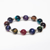 Live Show JL17. The Galaxy Bracelet. AAA Tigers Eye And Solid 925 Silver.
