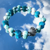 The Atlantis Stone Ocean Relaxation Bracelet.  Feel like you are back at the beach even when you can’t go. Larimar and blue apatite. 