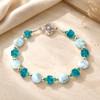 Larimar and Blue Apatite Bracelet. Live Show Item S30