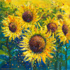 Sunflower Life-Joy Energy Painting - Gicleee Print - Feel happy today
