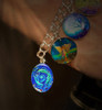 Dolphin Vortex - The Healing World Silver Charm