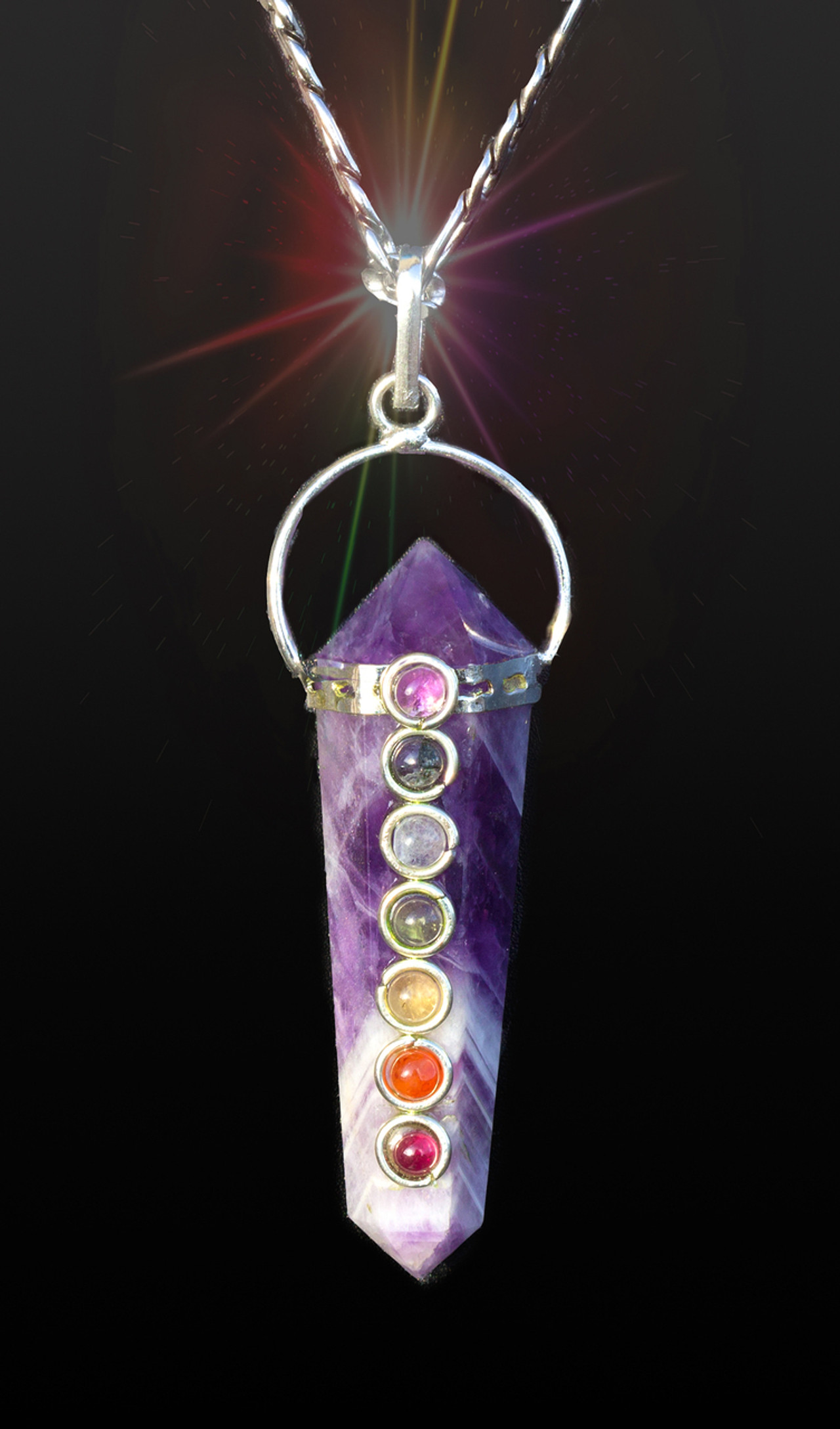 purple amethyst chakra