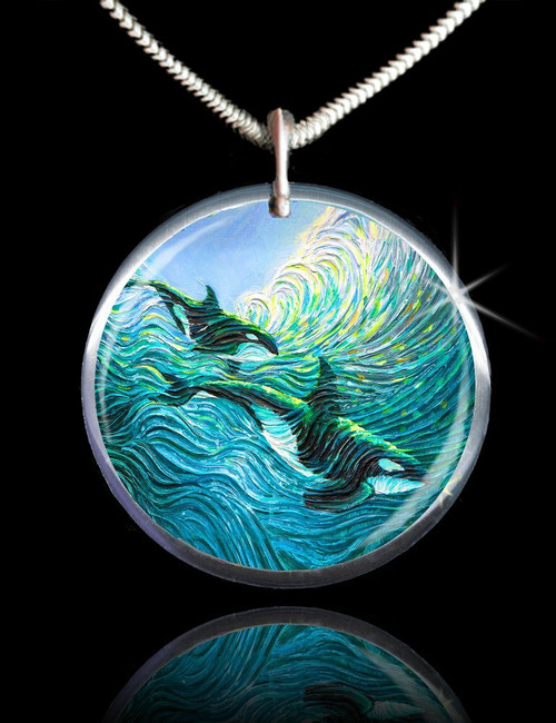 Orca Healing Energy Pendant