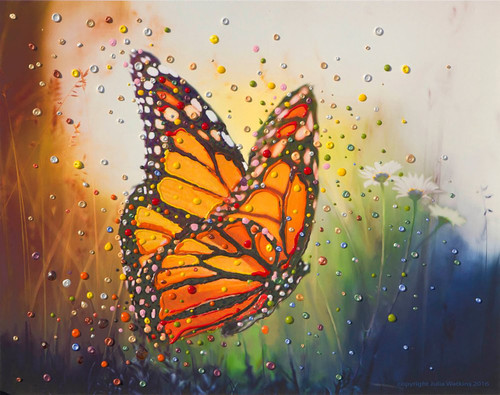 Butterfly "In The Moment" Energy Painting - Giclee Print