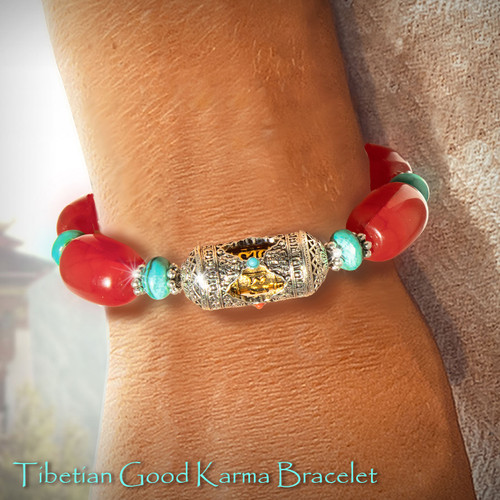 Tibetan Prayer Wheel Bracelet