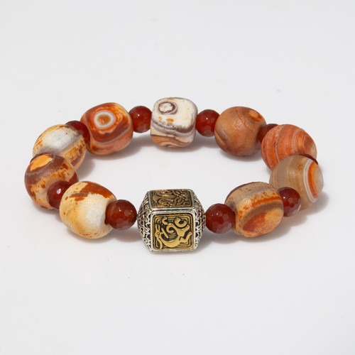 Live Show JL8. Four Sacred Beasts Protection Bracelet.  Size Medium. 
