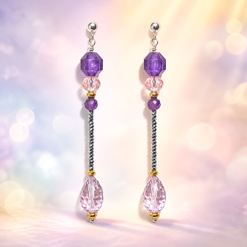 The Higher Love Connection Earrings- High vibration spiritual love that transcends time itself. 