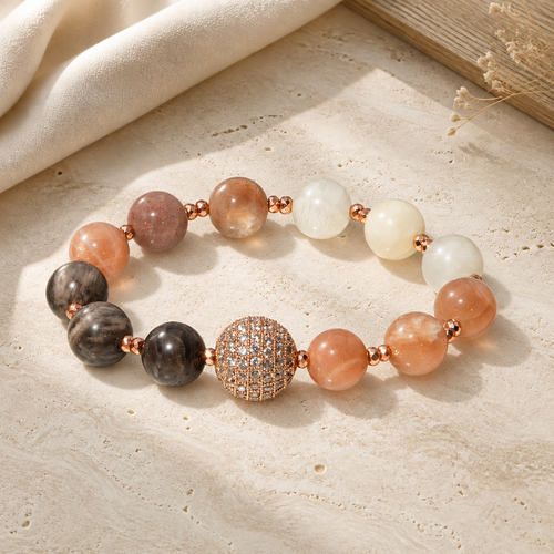 Moonlight Magic Moonstone Orb Bracelet. Live Show Item S1