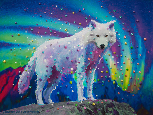 White Wolf Spirit Guide Gicleee Print - Museum Quality