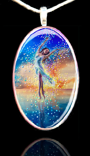 Water Dancer Pendant - In each of us is a bright and boundless spirit
