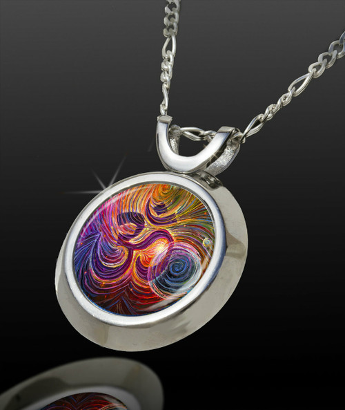 Sacred Om Magical Energy Pendant - From The Magical Chi Collection *