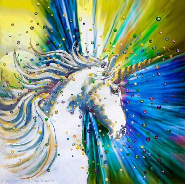 Unicorn Magic Energy Painting - Giclee Print