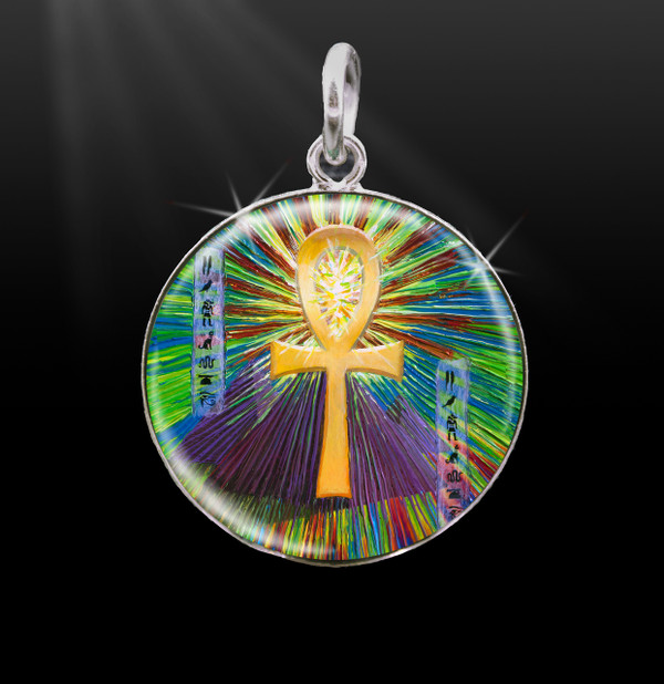 Sacred Ankh Life-Force Energy Charm