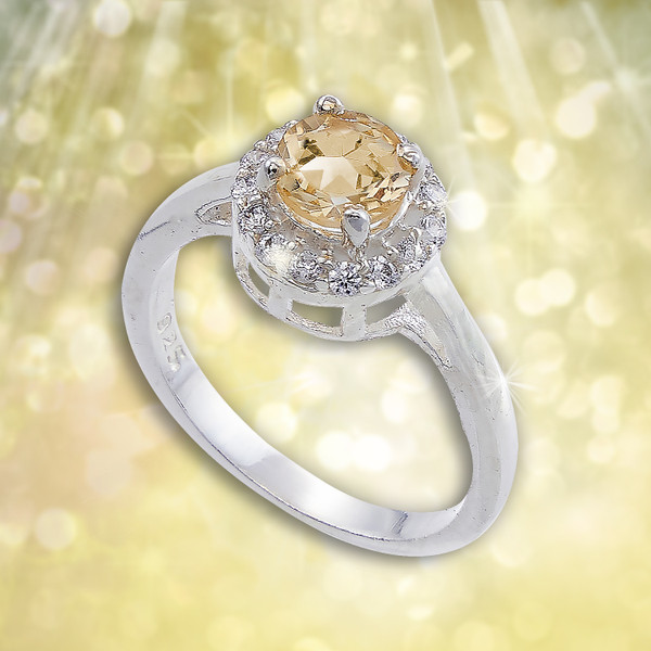 The "Confident Woman" Citrine Empowerment Ring