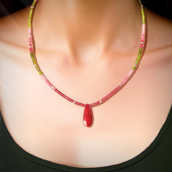 Ruby Necklace. 