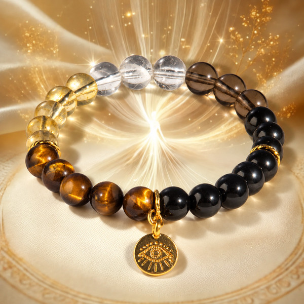 The 7X Spiritual Protection Bracelet.  Seven protective elements in one bracelet. 