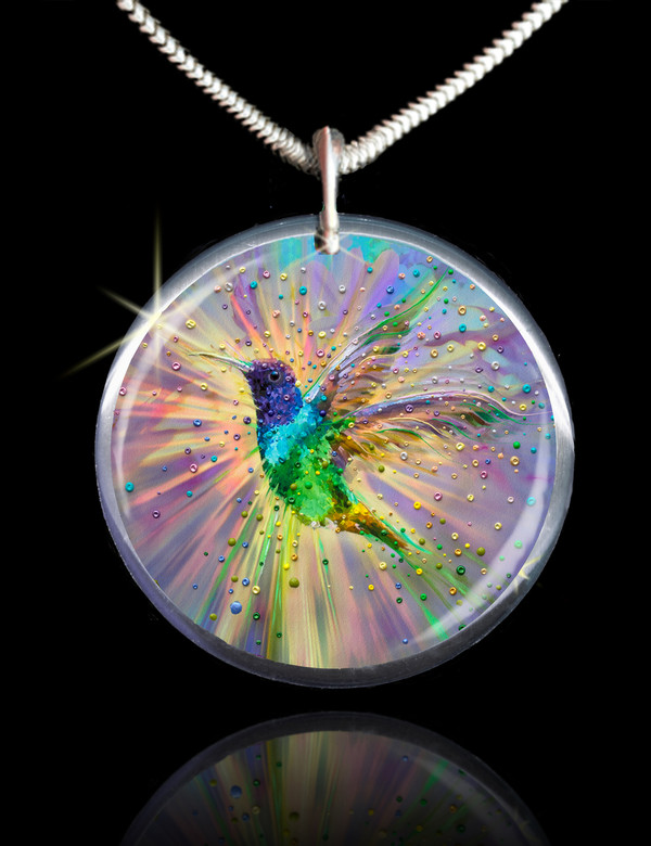 Hummingbird Magic Energy Pendant