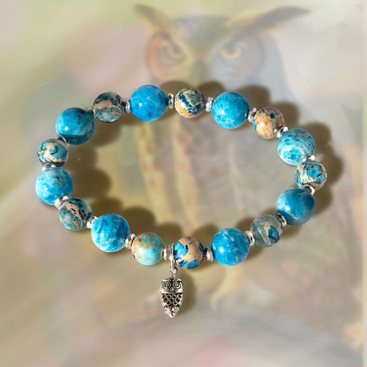Image of The Owl Spirit Divine Guidance Bracelet -  Brings you Owl's insight, wisdom, advice and messages. 