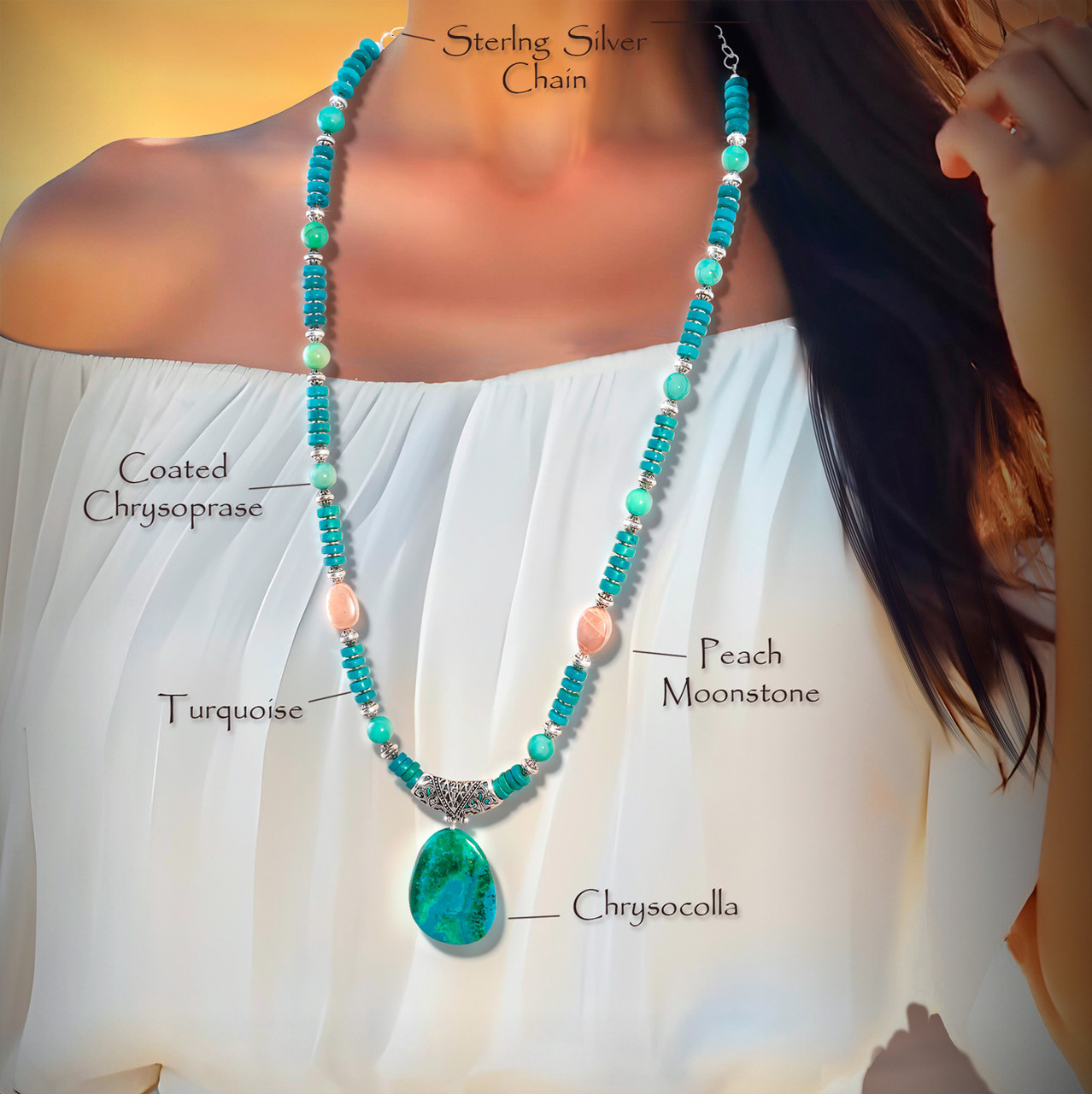 Strawberry Quartz Necklace. Happiness Necklace.