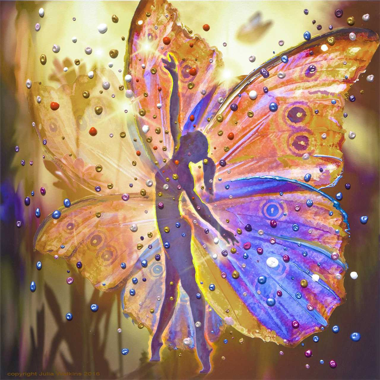 The Wishing Fairy Energy Painting - Gicl&eacute;e Print