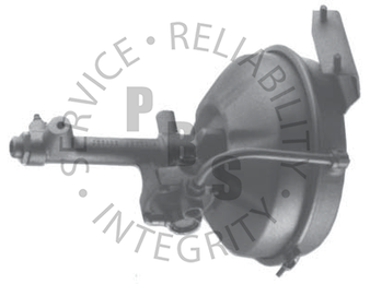 C4056, Hydrovac

11-11/16" Diameter, 18-1/8" Overall Length

5/16" Inverted Flare Input, 5/16" Inverted Flare Output

Chevy/GMC Application