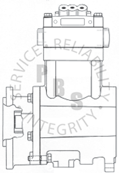 3558015X, SS338, Cummins / Holset Compressor, NT