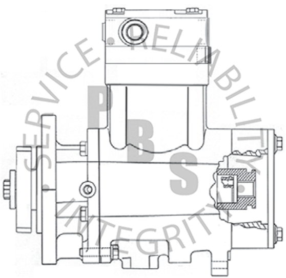 3558139X, QE338, Cummins / Holset Compressor, B Series, 11 Tooth Spline