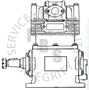 KN12010X, Model 12, Midland / Haldex Compressor, Air Cooled