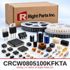CRCW0805100KFKTA Vishay in stock at Right Parts Inc.