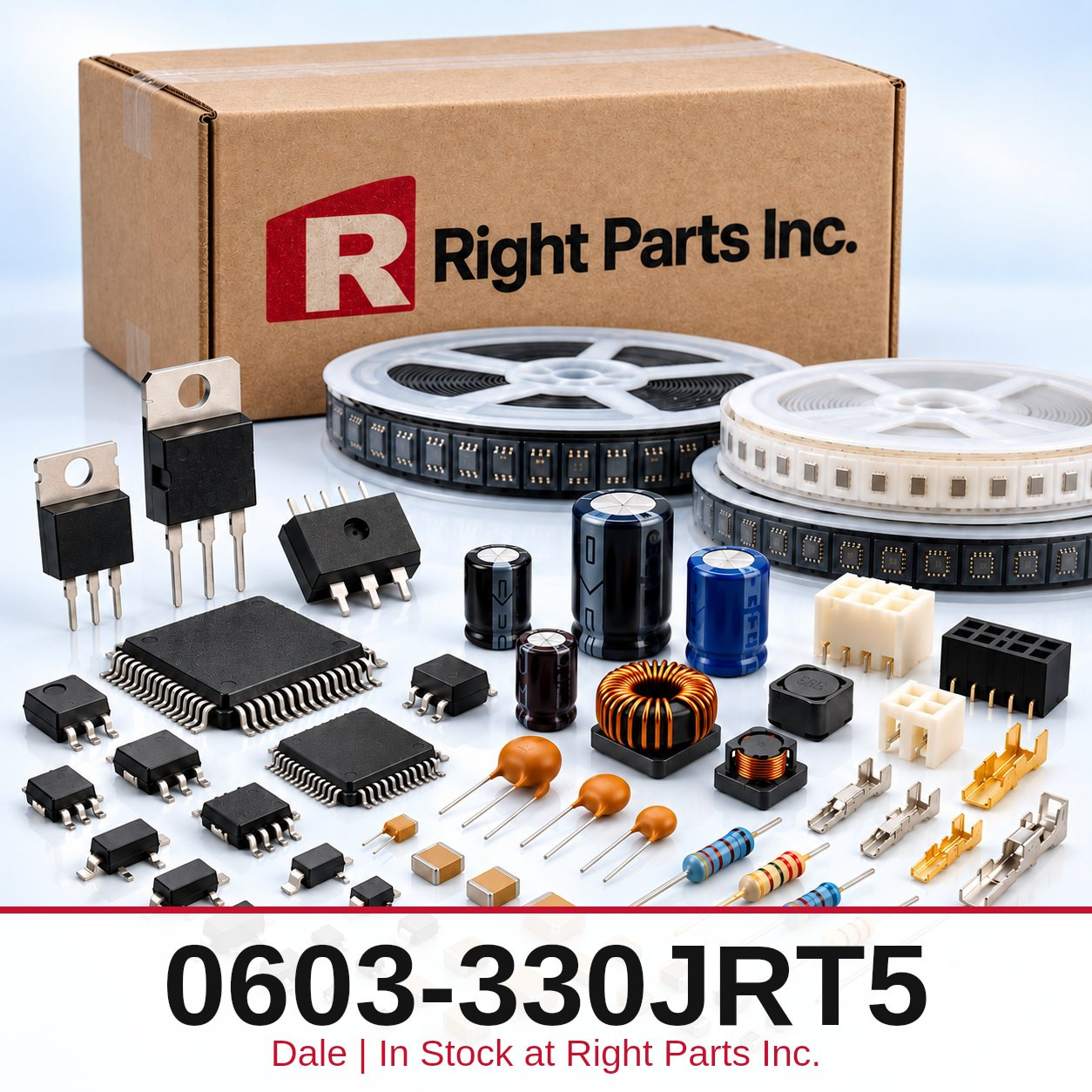 0603-330JRT5 Dale in stock at Right Parts Inc.