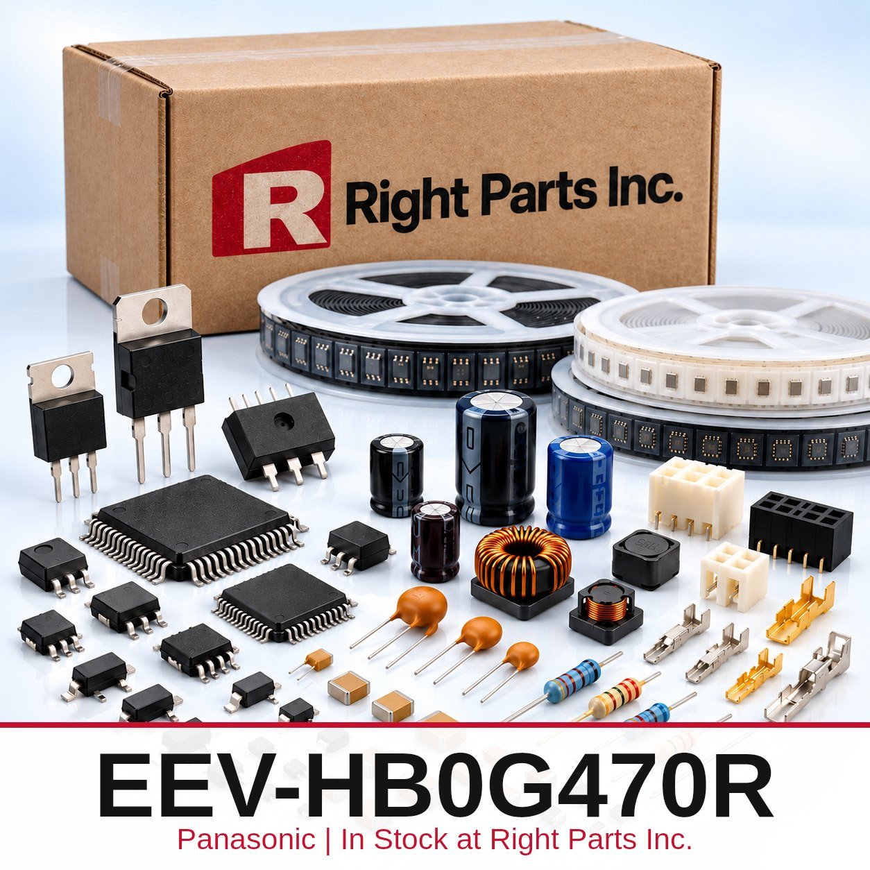 EEV-HB0G470R Panasonic in stock at Right Parts Inc.