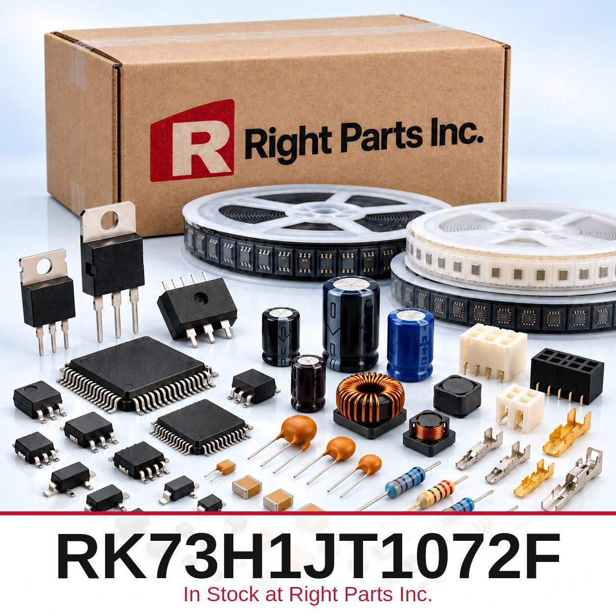 RK73H1JT1072F in stock at Right Parts Inc.