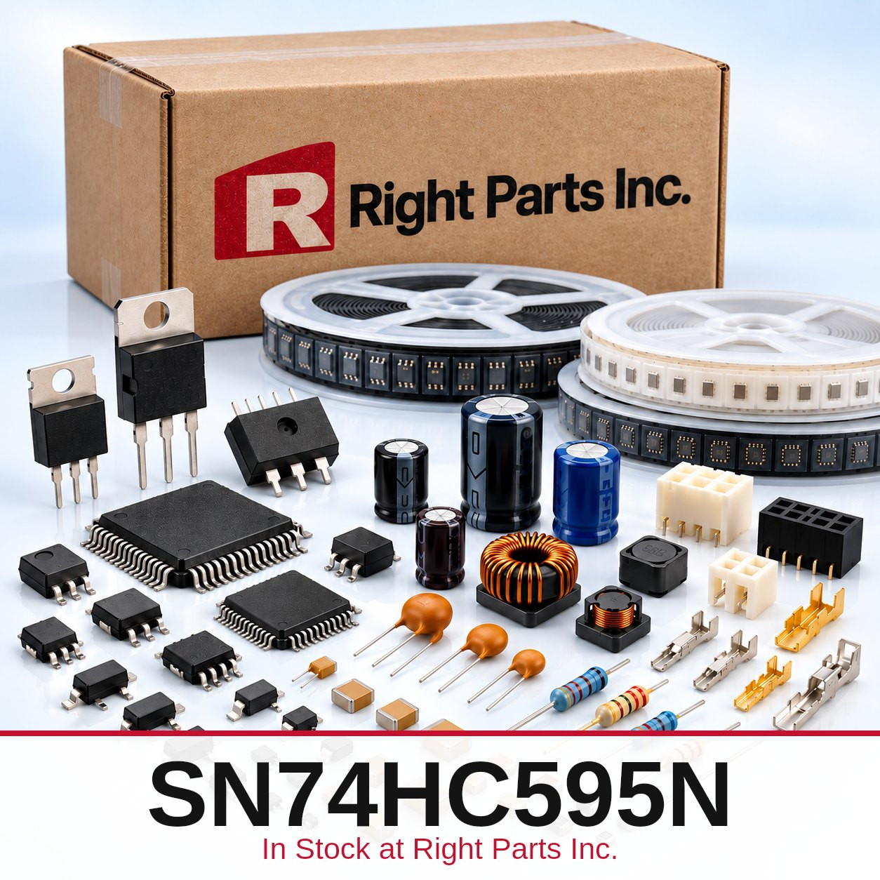 SN74HC595N in stock at Right Parts Inc.
