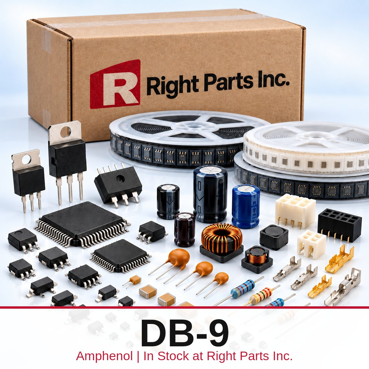 DB-9 Amphenol in stock at Right Parts Inc.