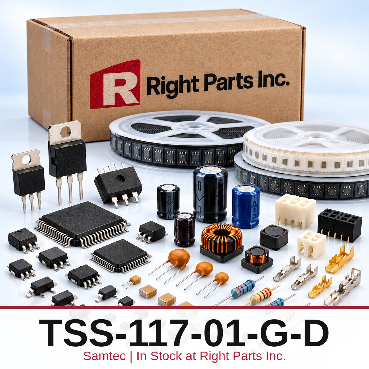 TSS-117-01-G-D Samtec in stock at Right Parts Inc.