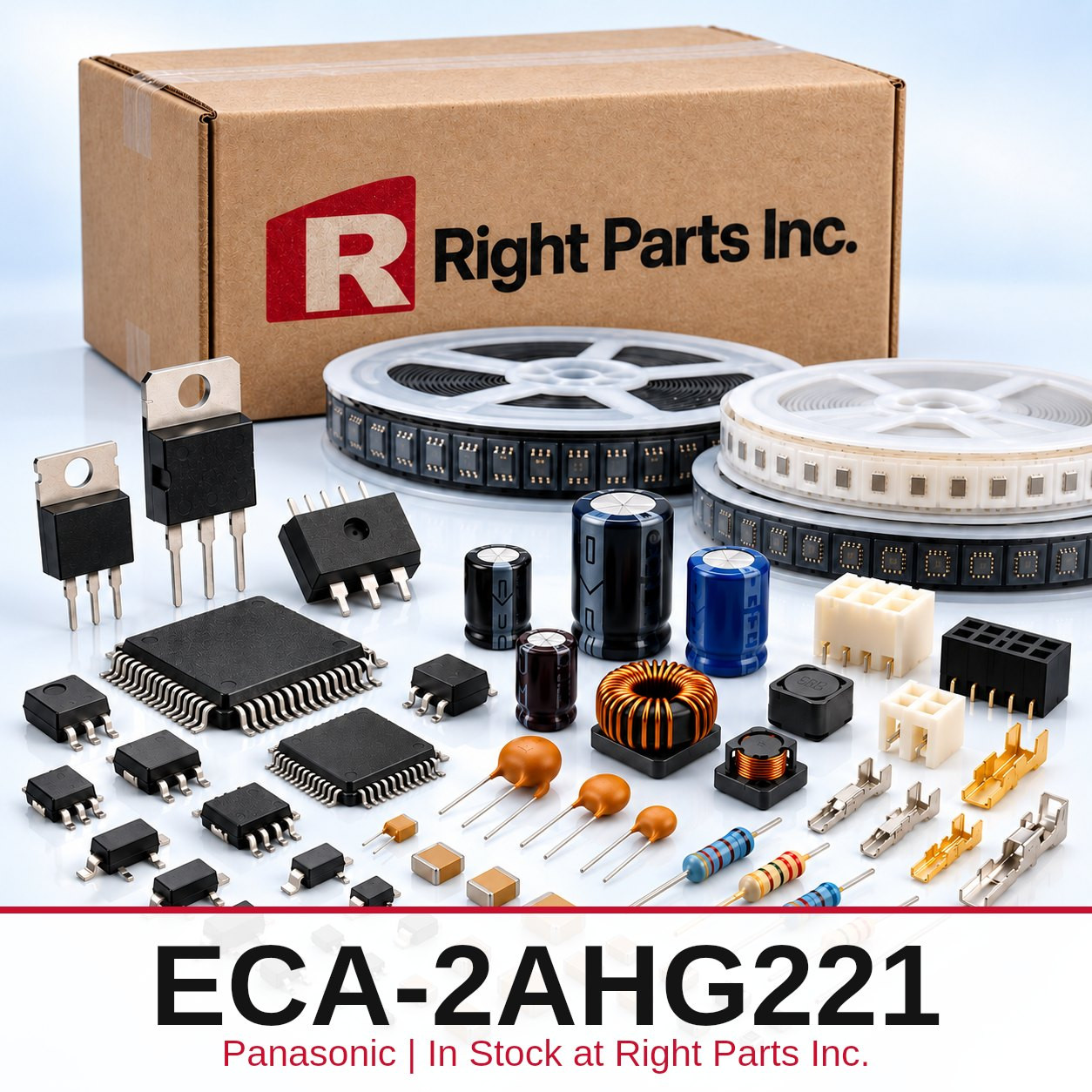 ECA-2AHG221 Panasonic in stock at Right Parts Inc.