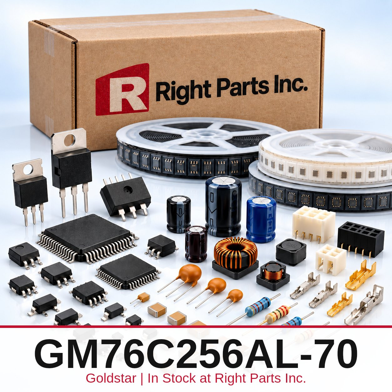 GM76C256AL-70 Goldstar in stock at Right Parts Inc.